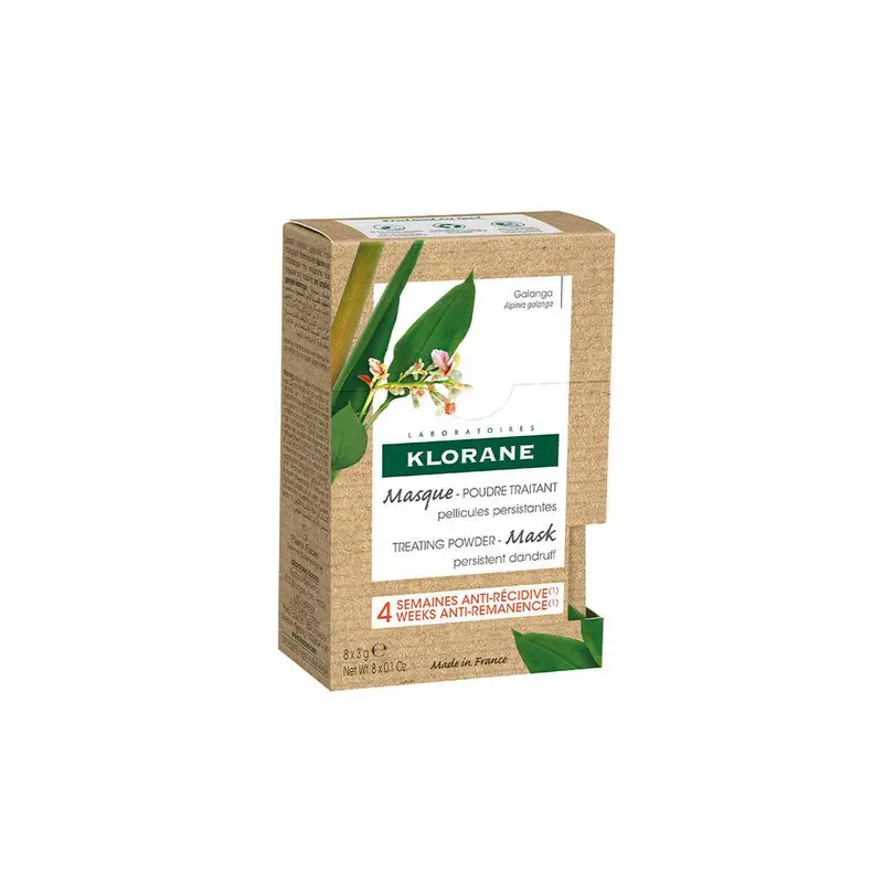 Klorane mascarilla anti caspa 8 sobres