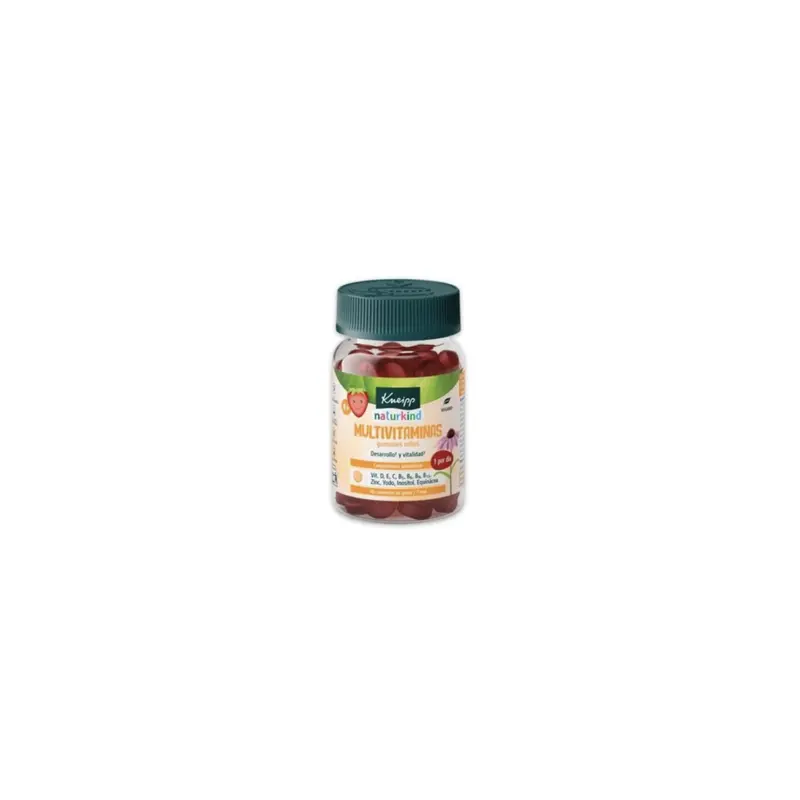 KNEIPP GUMMIES NIÑOS MULTIVITAMINAS  30 CARAMELOS DE GOMA SABOR FRESA