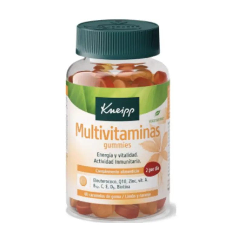 KNEIPP MULTIVITAMINAS  60 GUMMIES SABOR LIMON Y NARANJA
