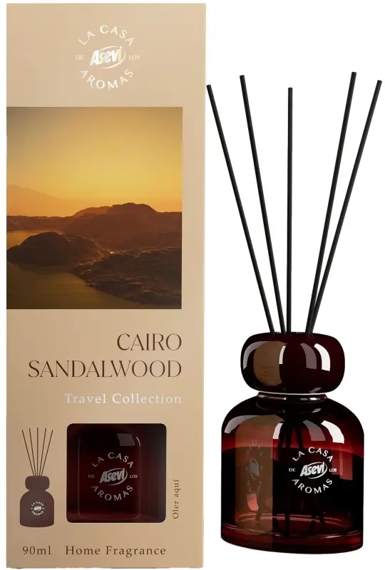 La Casa de los Aromas Asevi Cairo Sandalwood Ambientador de Varillas 90 ml
