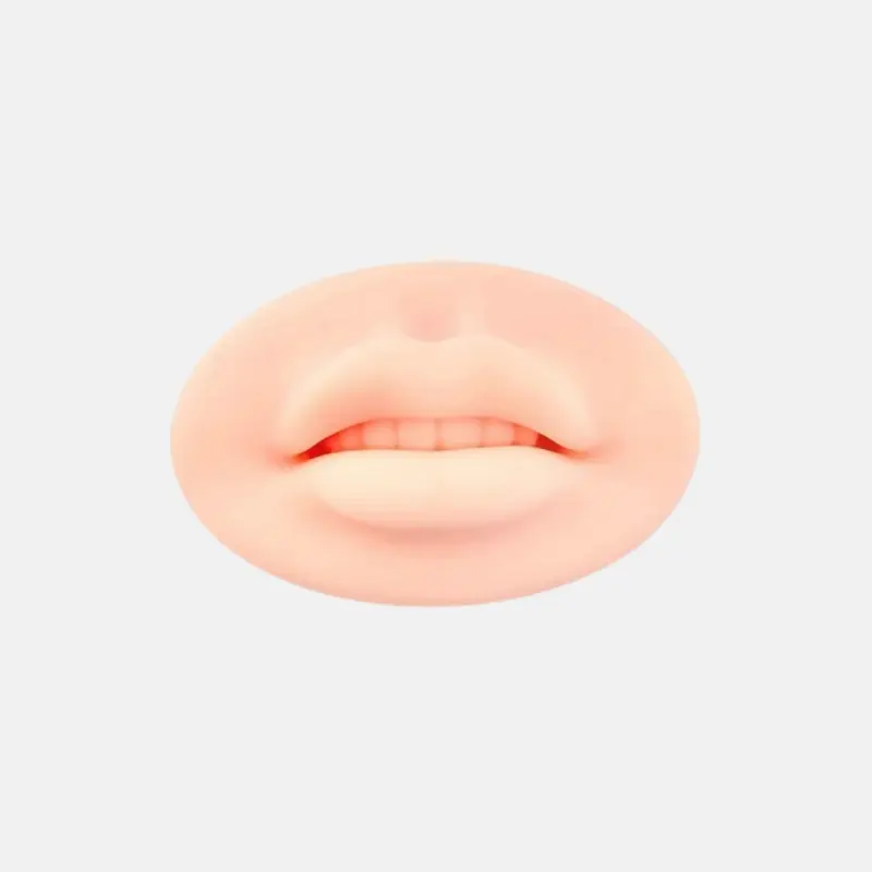 Labios realistas para práctica de micropigmentación