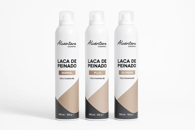 Laca de peinado con provitamina B5