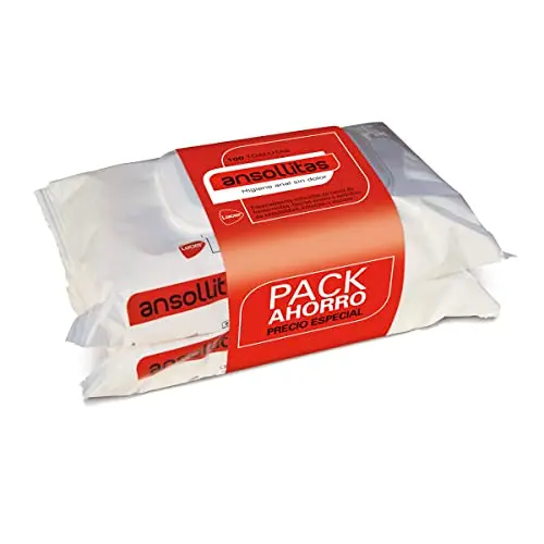 Lacer Ansollitas Toallitas Húmedas con Áloe Vera - 2x50 unidades
