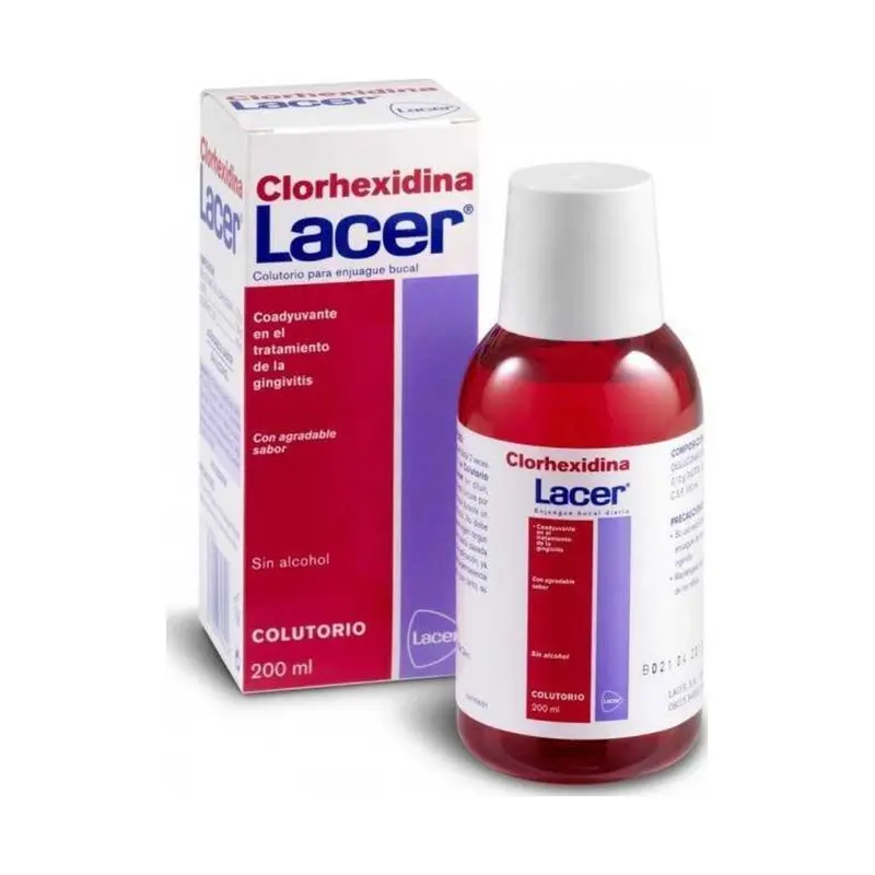 LACER COLUTORIO CLORHEXIDINA 1 ENVASE 200 ML
