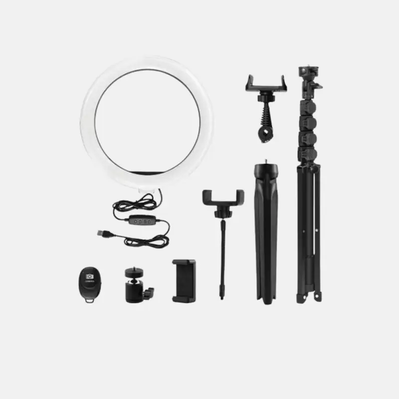 Lámpara Aro Luz Led 26 cm sobremesa - Pollié