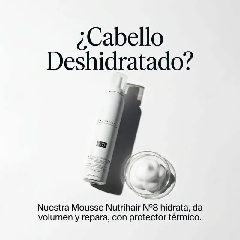 LE·JA·VI·NI® Nº 8 Mousse NUTRIHAIR — Leave-in Hidratante 200ml + REGALO