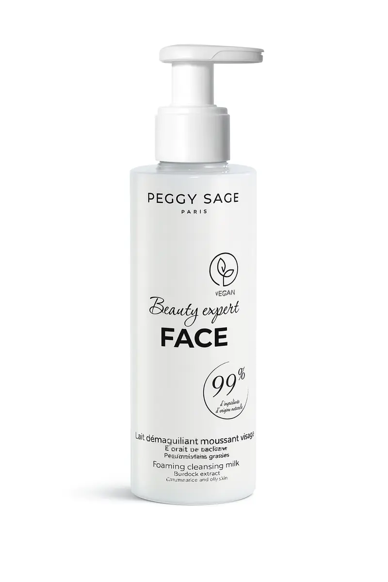 Leche desmaquilladora espumante para el rostro