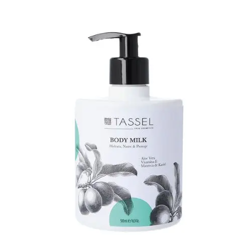 Leche hidratante Corporal Aloe Vera y Manteca de Karité Tassel 500ml