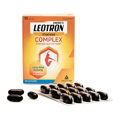 LEOTRON Complex - Multivitamínico con Jalea Real y Ginseng - 30 Comprimidos