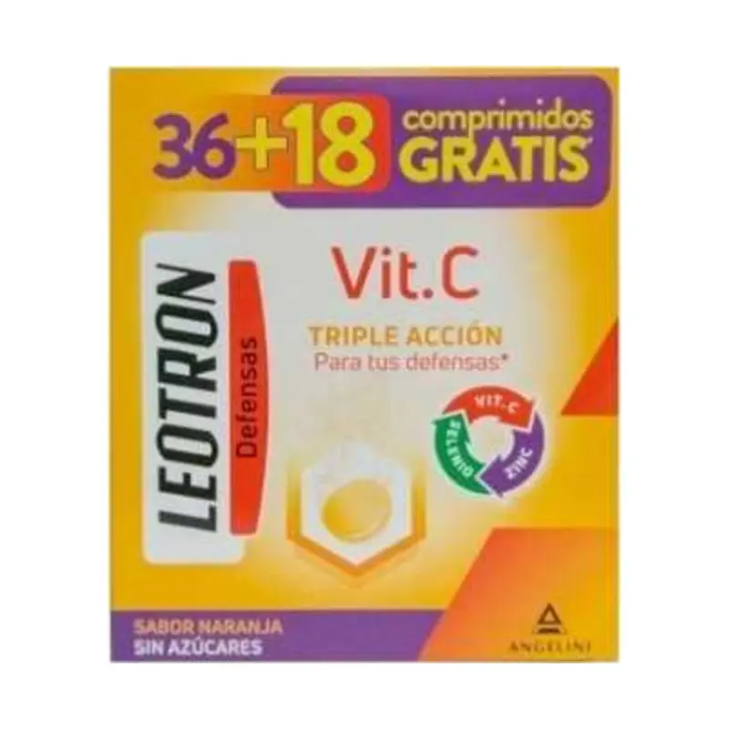LEOTRON VITAMINA C  36 COMPRIMIDOS EFERVESCENTES