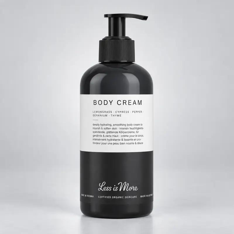 Less is More Body Cream Lemongrass Cypress 250ml