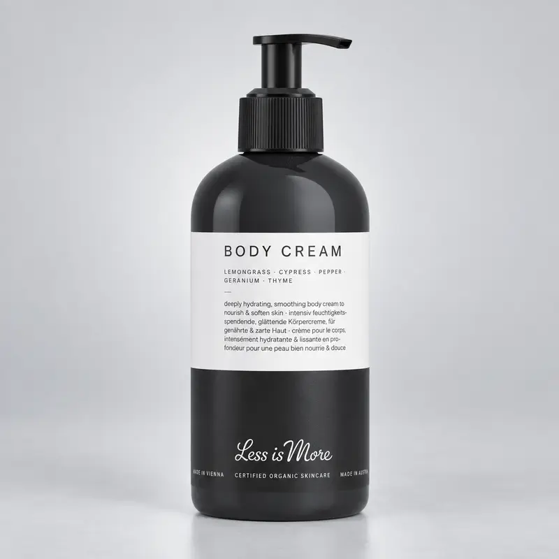 Less is More Body Cream Lemongrass Cypress 500ml