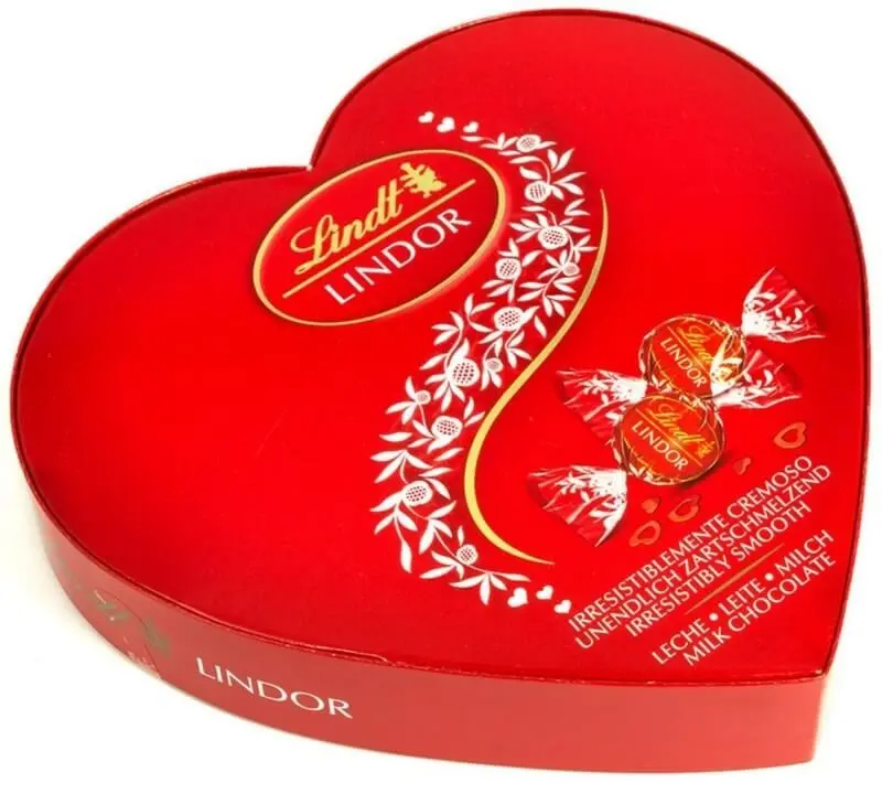 Lindor Bombón Corazón Leche 200G – El Detalle Perfecto para los Amantes del Chocolate