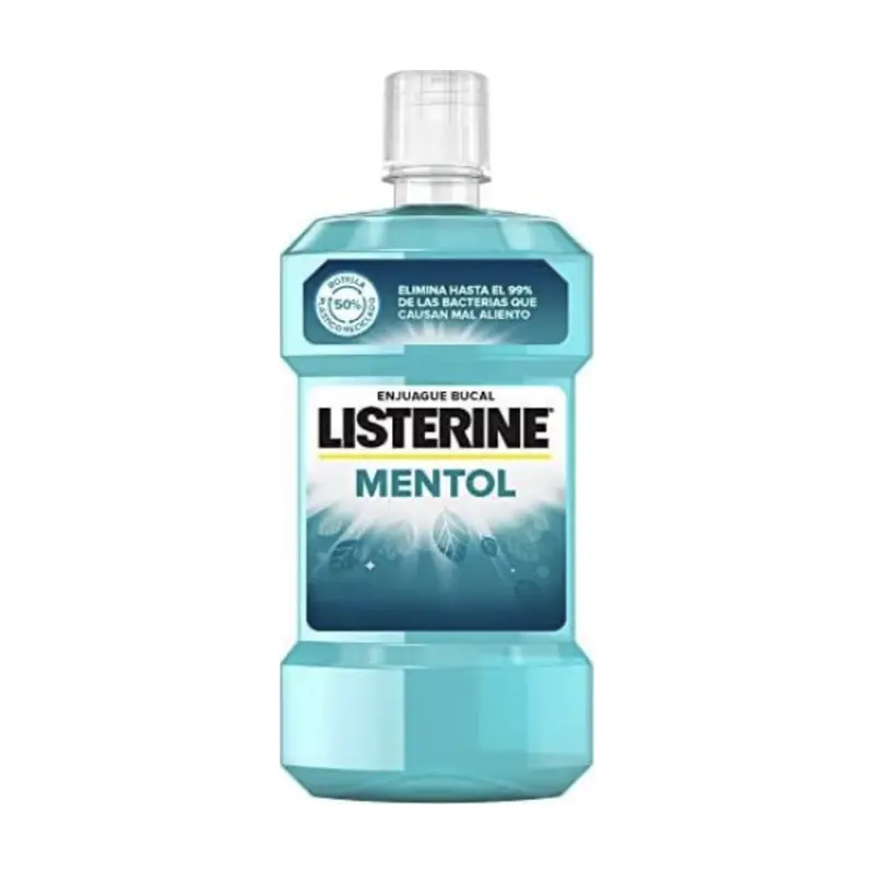 LISTERINE MENTOL 750 ML.