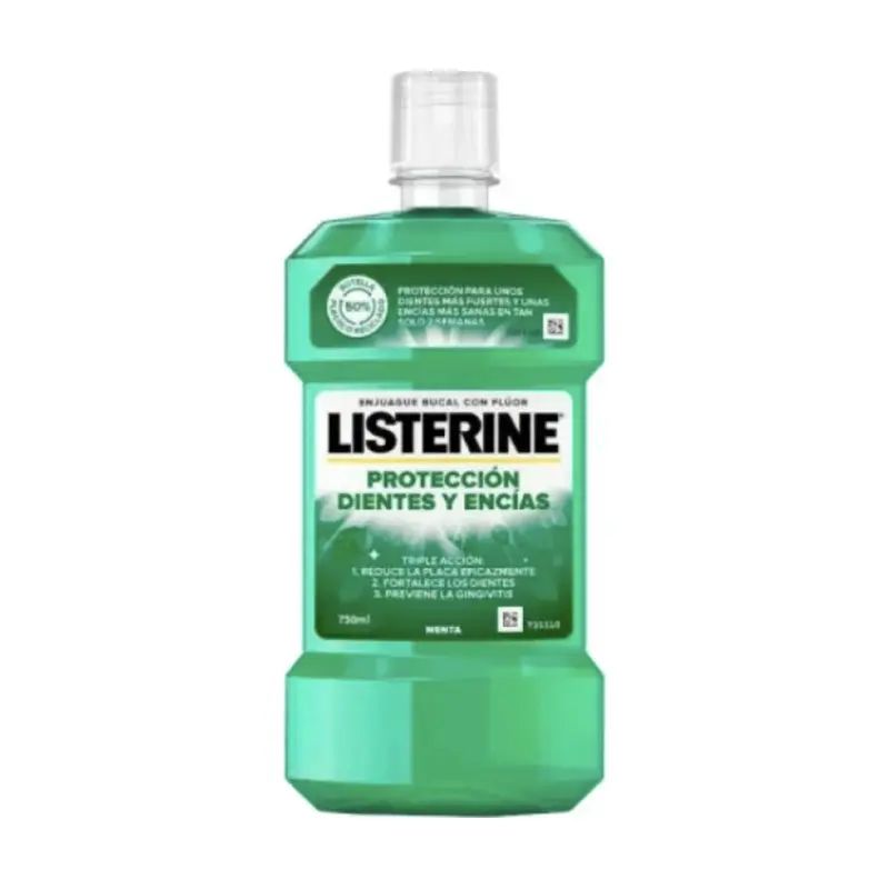 LISTERINE PROTECCION DIENTES Y ENCIAS  1 BOTELLA 750 ML PACK AHORRO