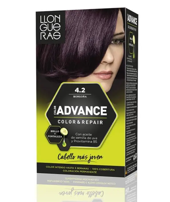 Llongueras Advance Color & Repair 4.2 Borgoña