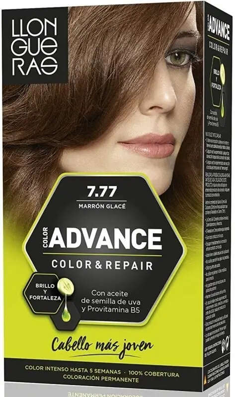 Llongueras Advance Color & Repair 7.77 Marrón Glacé