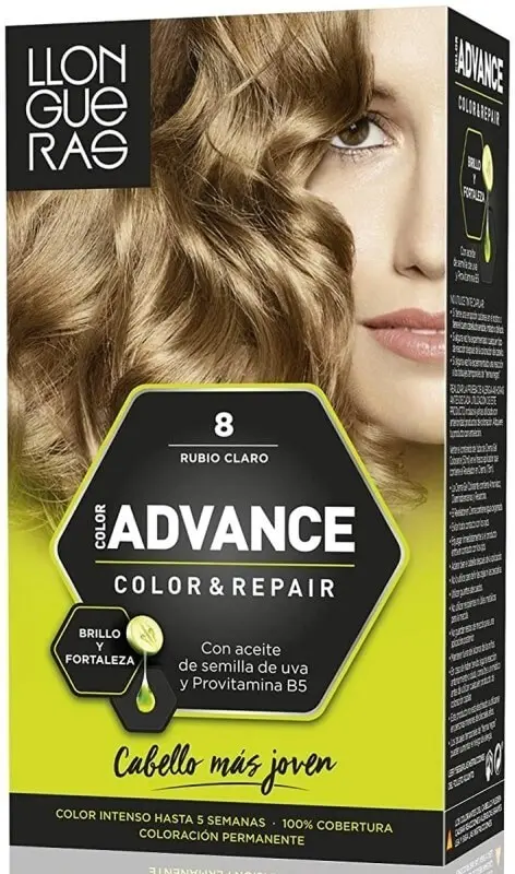 Llongueras Advance Color & Repair 8 Rubio Claro