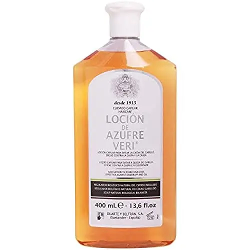 Loción Equilibrante Azufre Veri 400 ml - Anticaída y Anticaspa