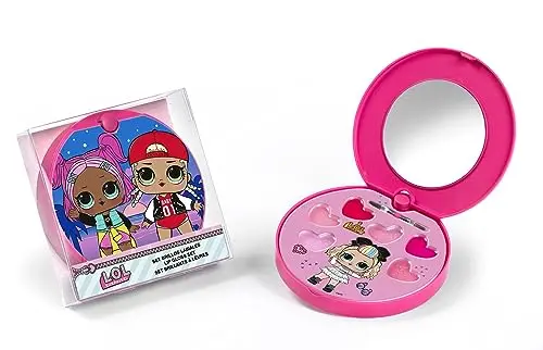 LOL Surprise Polvera Brillo Labial 12cm Rosa - Espejo Compacto