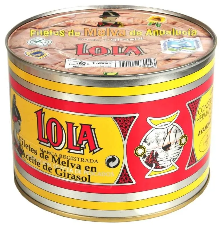 Lola Filetes de Melva de Andalucía en Aceite de Girasol RO-1780