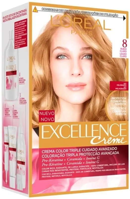 L'Oreal Excellence Creme Tinte 8 Rubio Claro