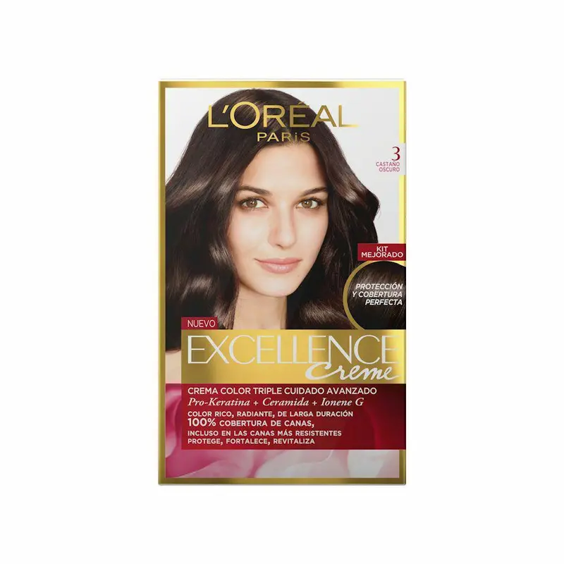 L'oreal excellence nº 3 castaño oscuro