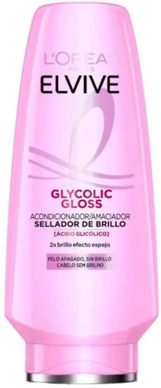 L'Oréal Paris Elvive Glycolic Gloss Acondicionador Sellador de Brillo 300 ml