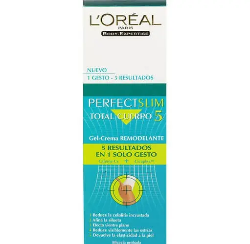 L'Oréal PerfectSlim Total Cuerpo 5 Gel-Crema Remodelante 150 ml – Remodela, Tonifica y Reafirma tu Silueta