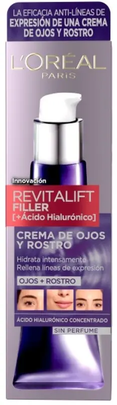 L'oréal Revitalift Filler Crema de Ojos y Rostro 30Ml