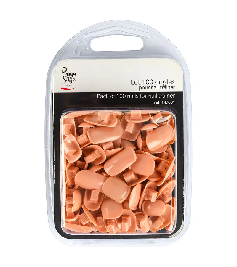 Lote de 100 uñas para nail trainer
