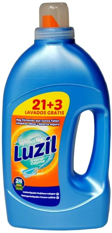Luzil Frescor Colonia Detergente Líquido 24 Lavados