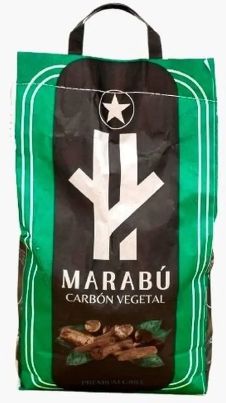 Marabú Carbón Vegetal para Barbacoas 10L
