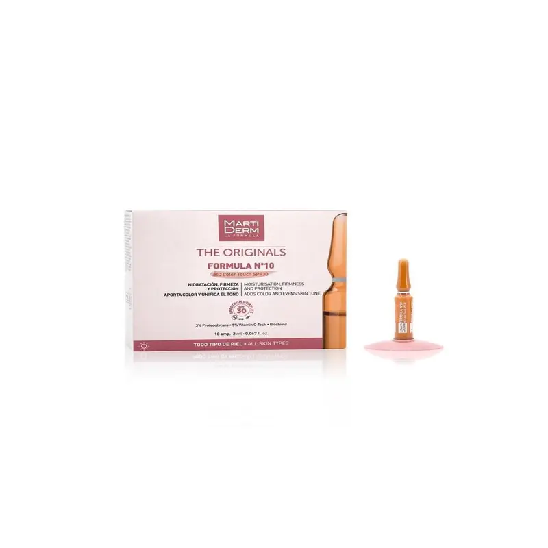 Martiderm fnº10 color touch spf30 30amp