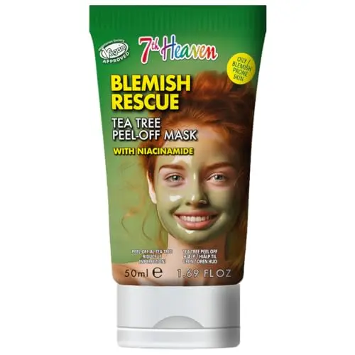 Máscara Facial Árbol de Té y Niacinamida 7th Heaven - 50 ml