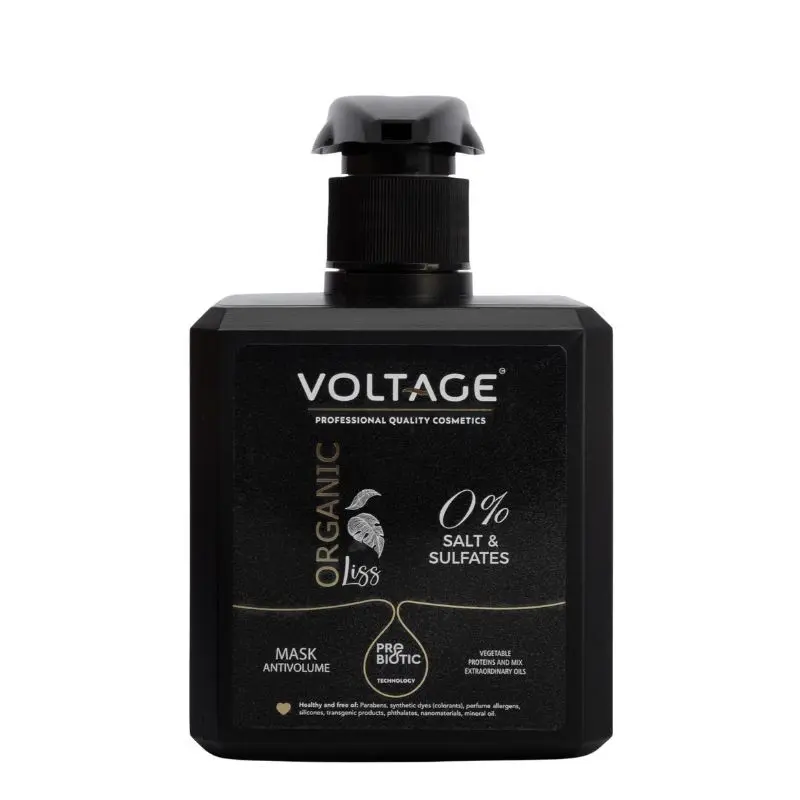Mascarilla Antivolumen Organic Liss / Cabellos Blancos. Sin Sal. Sin Sulfatos Voltage Cosmetics