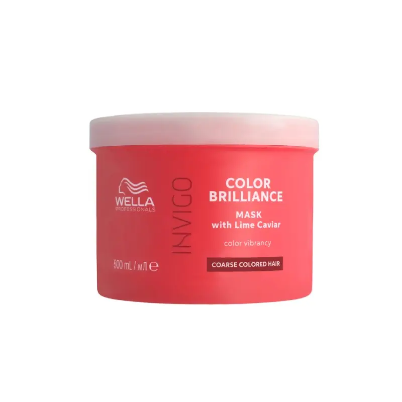 Mascarilla Cabello Grueso Color Brilliance Invigo 500ml Wella