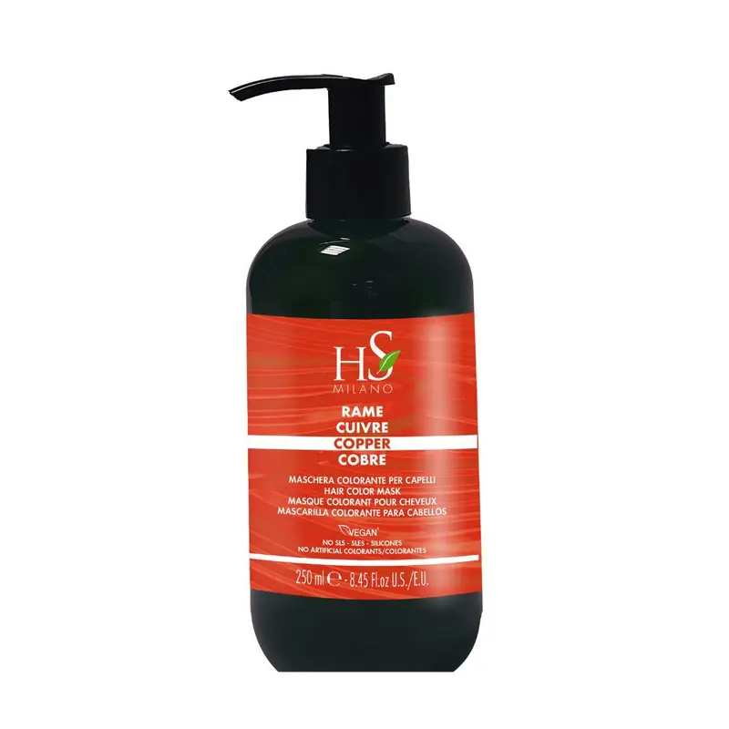 Mascarilla capilar de color Cobre HS Milano 250ml