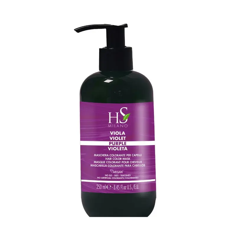 Mascarilla capilar de color Violeta HS Milano 250ml