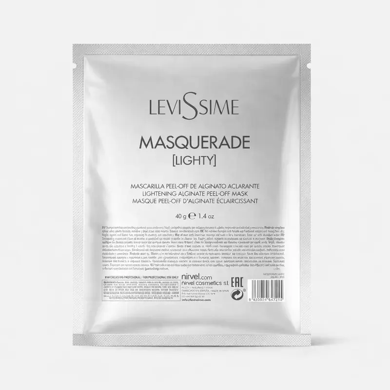 Mascarilla de Alginatos Iluminadora Masquerade Lighty - Levissime
