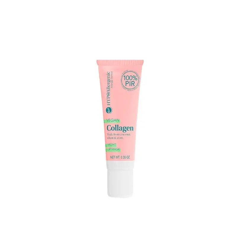 Mascarilla labial regeneradora nocturna para labios hipoalergénica VEGAN COLLAGEN - BELL HYPO