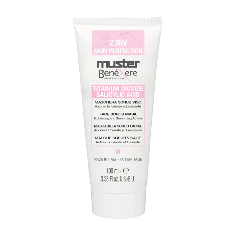 Mascarilla Scrub Facial Benexere acción exfoliante y suavizante 100ml