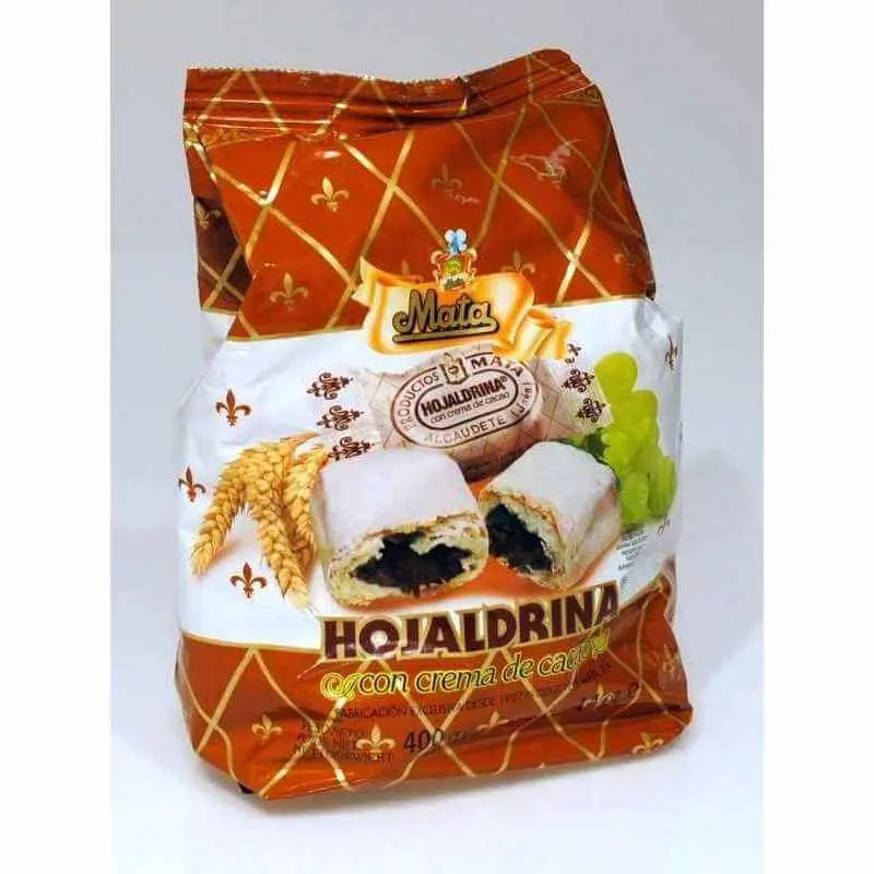 Mata Hojaldrina Rellena de Cacao Bolsa 400G