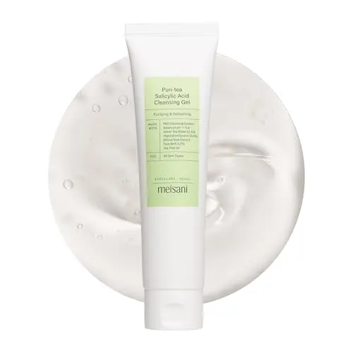 Meisani Puri-tea Gel Limpiador con Ácido Salicílico y Té Verde - 150 ml