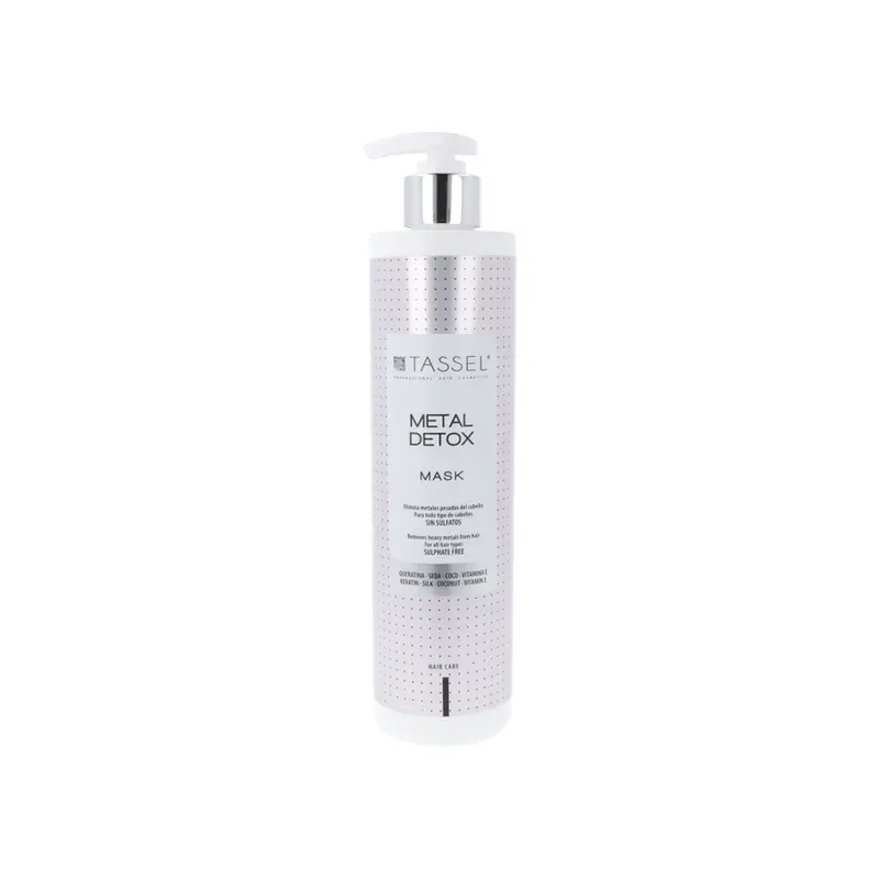 Metal Detox Tassel Mascarilla 500ml | Purifica y Repara Cabello Dañado por Químicos