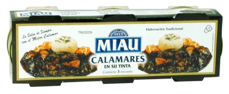 Miau Calamares en su Tinta 3x80G