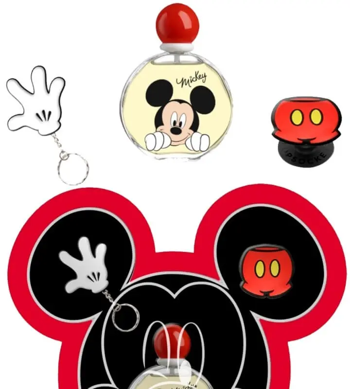 Mickey Set Vapo 50 ml + Llavero Mano + Accesorio Pra Móvil