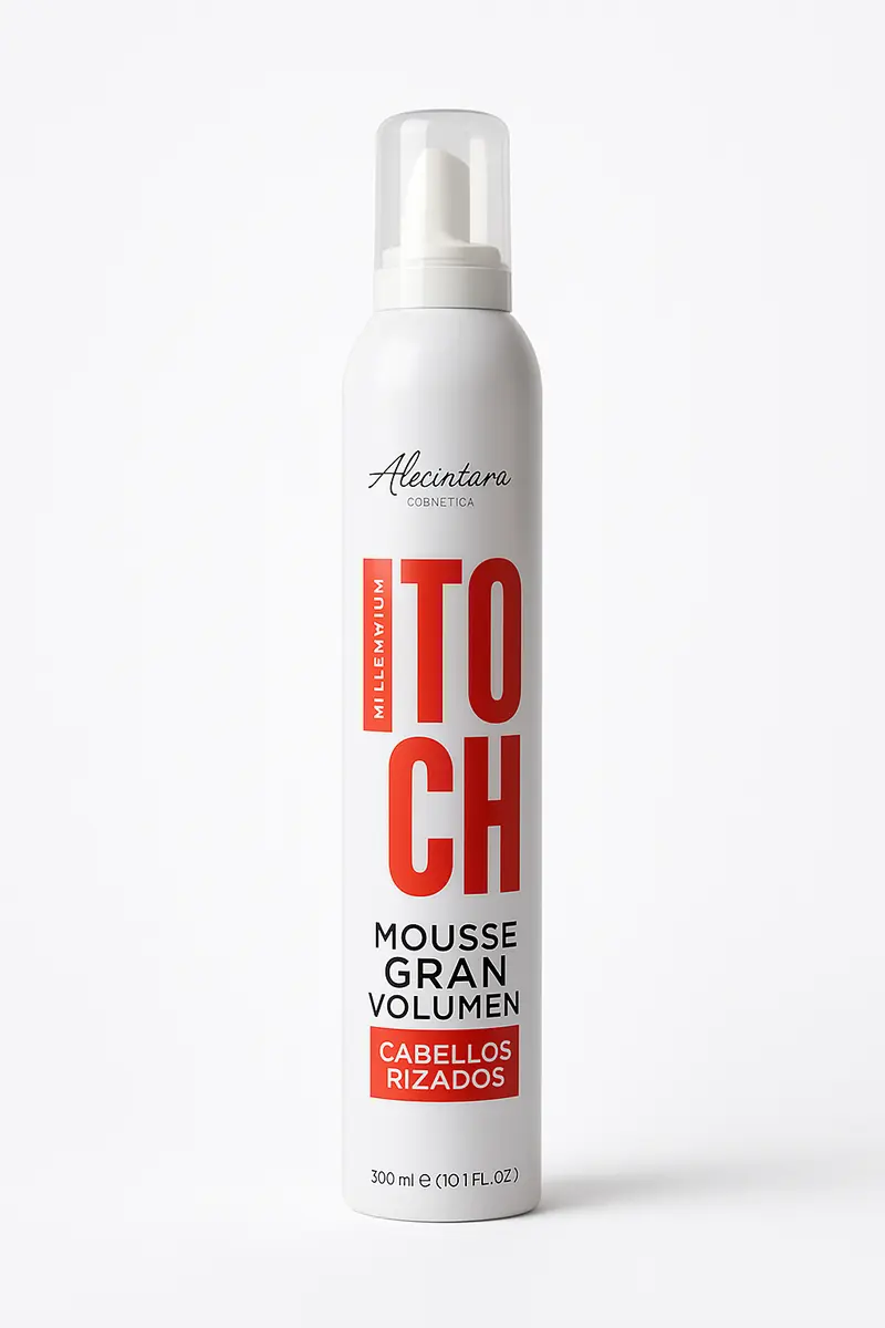 Millenium Touch Mousse Gran Volumen Cabellos Rizados