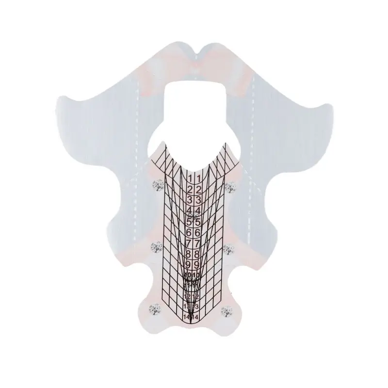 Moldes de papel para extensiones de uñas Pollié 500 unidades | Kissbel Profesional