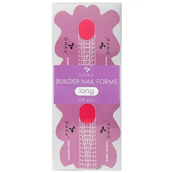 Moldes de papel para uñas DNKa "largos", 100 unidades